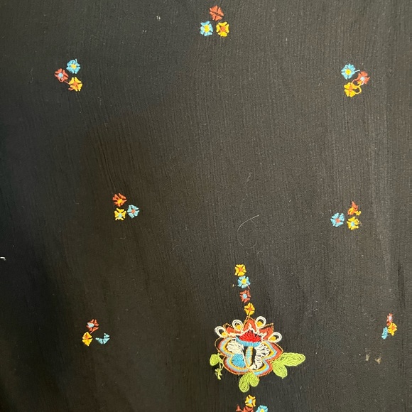 ❌SOLD❌ Free People Oxford Floral Embroidered Mini Dress, Large - Picture 9 of 10